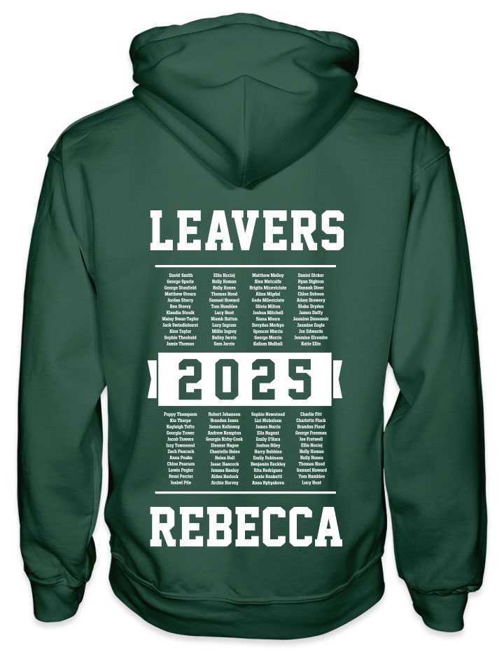 College leavers hoodies deals