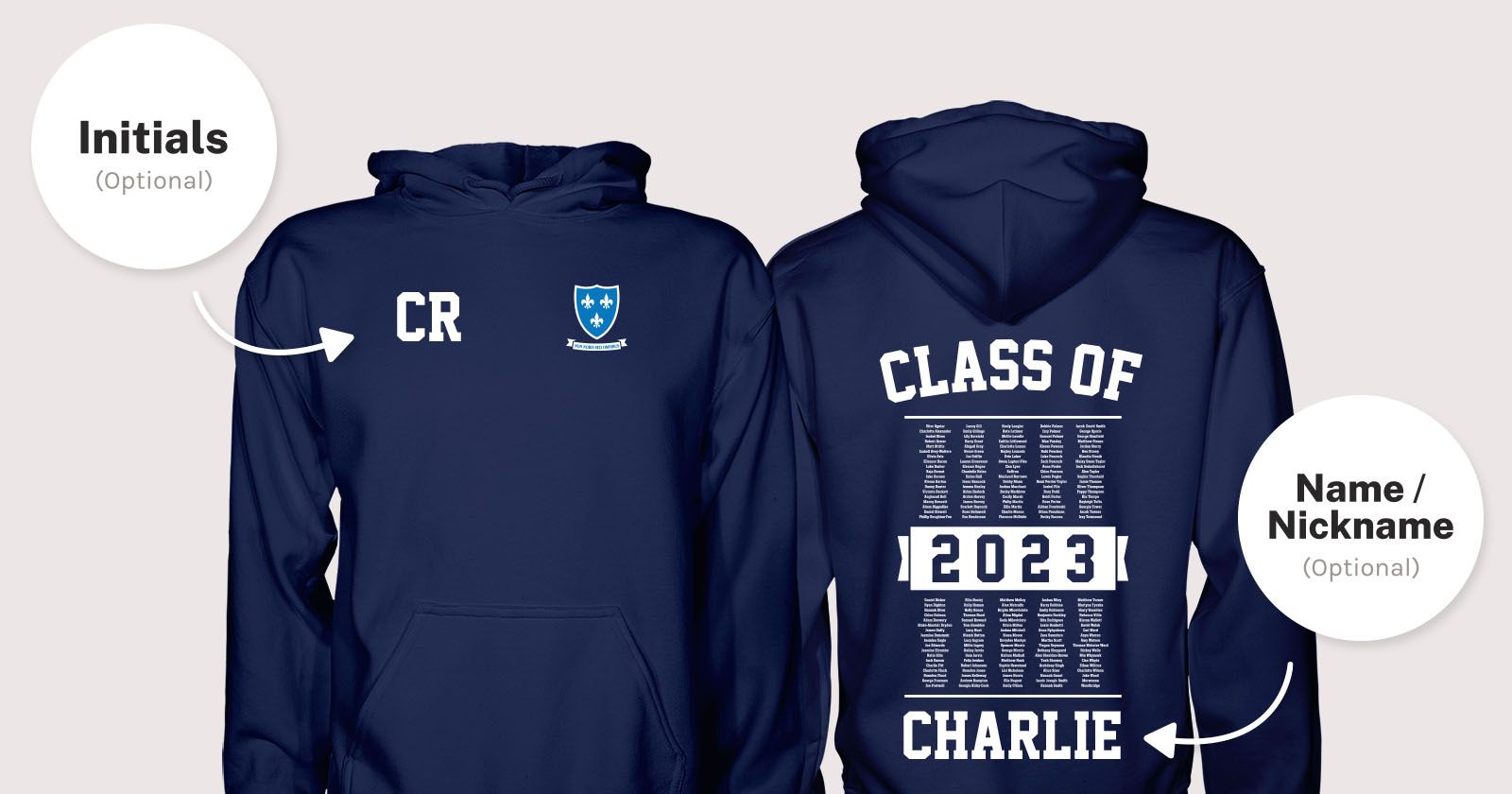 Soham Village College Leavers Hoodies 2023 Pullover Hoodie