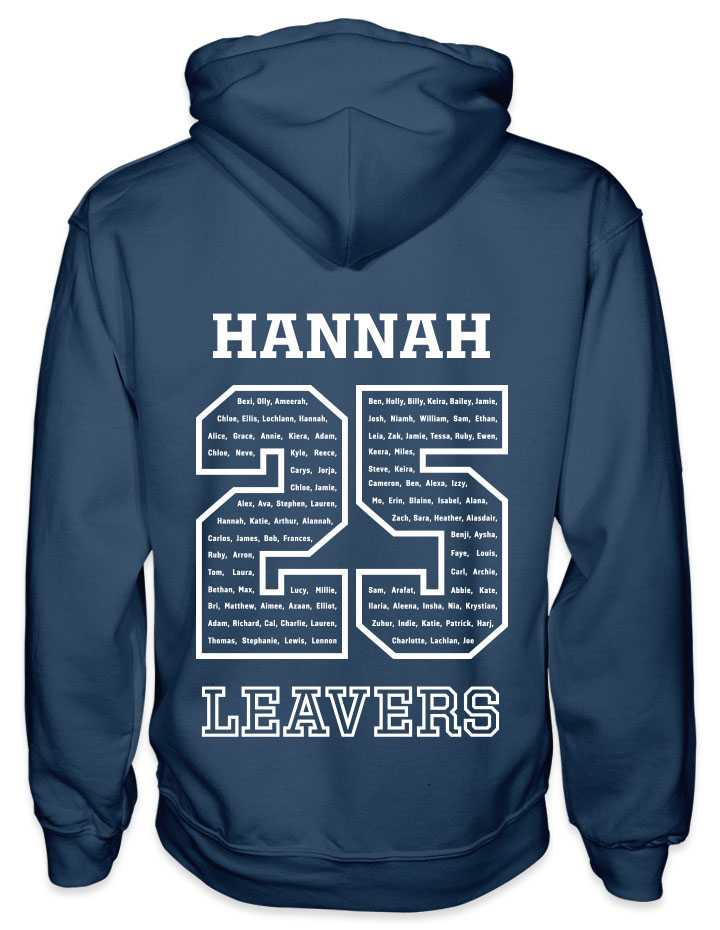 Leavers hoodies design template sale