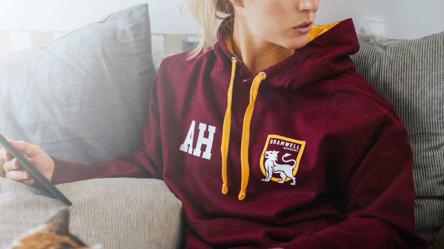 Personalised hoodies for your school, college, or university.