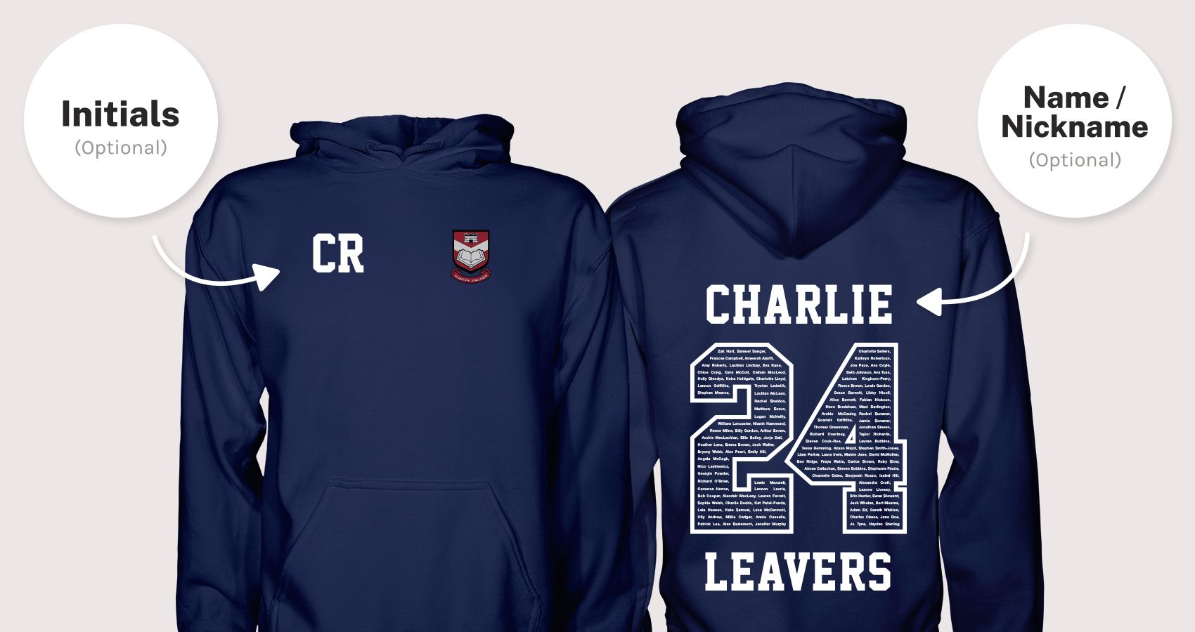 Vale of Leven Academy Leavers Hoodies 2024 null